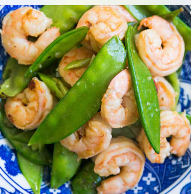 Shrimp w. Snow Peas