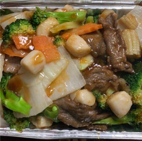 Beef w. Scallops