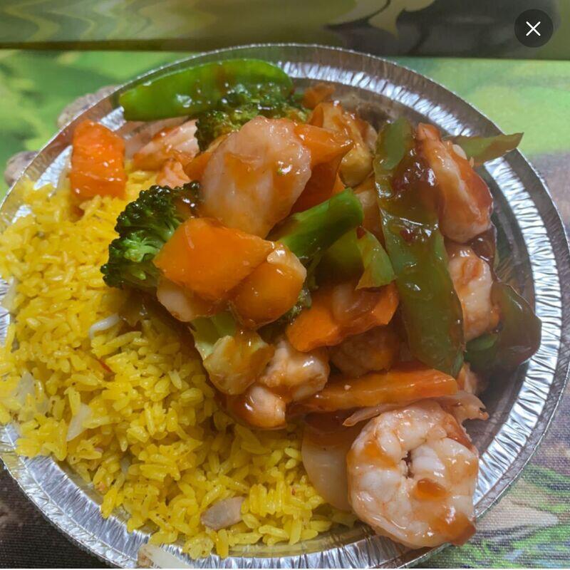 L34.(SPICY) Shrimp w. Garlic Sauce