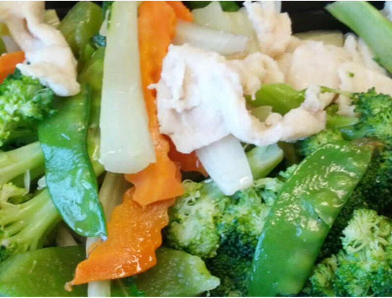 H 3. Chicken w. Mixed Vegetable