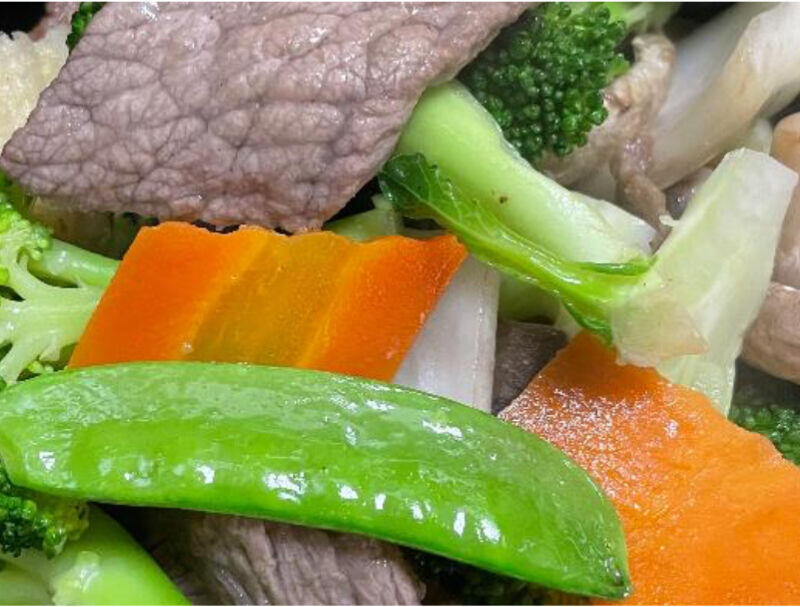 H4. Beef w. Mixed Veg