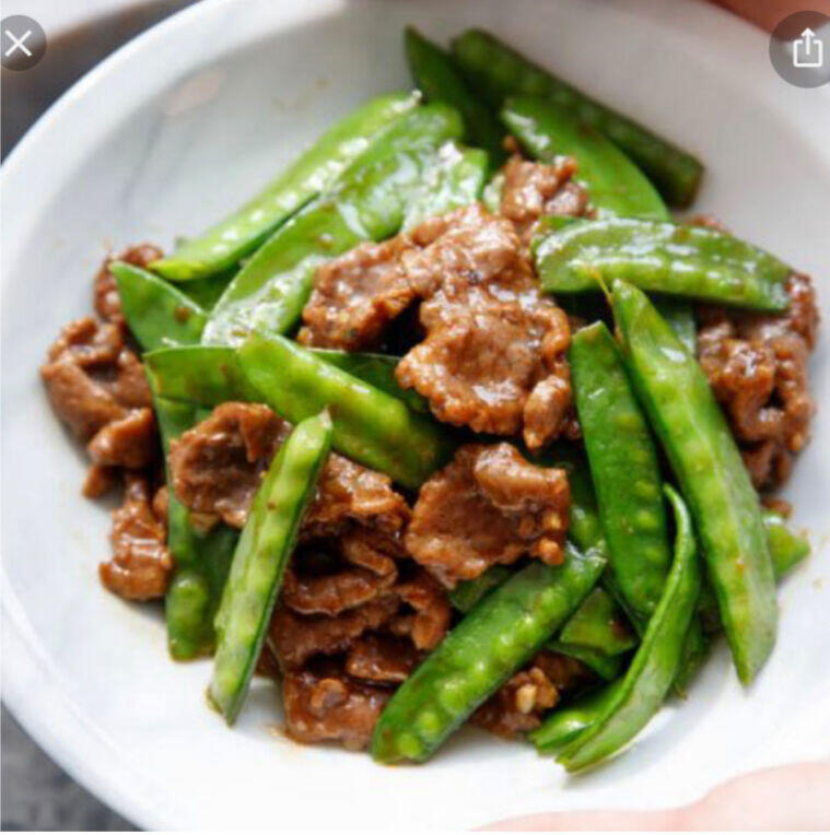 Beef w. Snow Peas