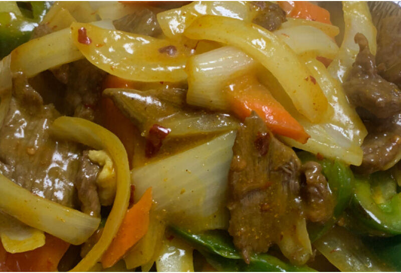 (Spicy)Curry Beef w. Onion